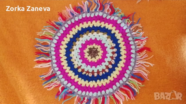 Възглавнички за стол,домашноплетени., снимка 4 - Декорация за дома - 53964417