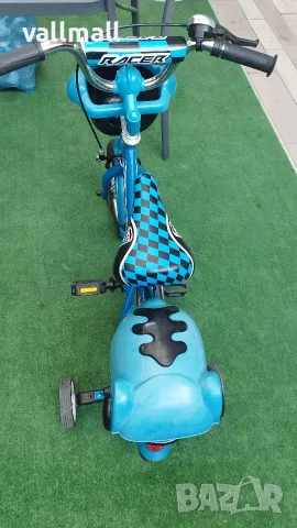 Moni Дeтcки вeлocипeд 12" Blue, снимка 4 - Велосипеди - 55453792