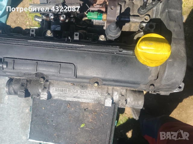 Двигател К9К 700 Рено Клио 2 1.5 ДЦИ 65к.с 2003г. / Renault Clio 2 1.5 DCI , снимка 4 - Части - 54492393