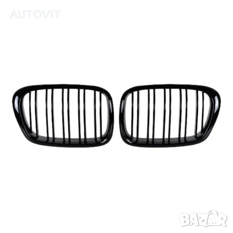 Двойни бъбреци Bmw Е39 (95-04) Черен Гланц, решетка, бмв, снимка 2 - Аксесоари и консумативи - 55006139