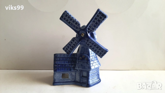 Порцеланова Delft Blue Holland вятърна мелница, снимка 2 - Колекции - 55077481