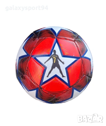 Футболна Топка RONALDO 7 Жълта Шампионска Лига 2026 Ново 9цвята, снимка 5 - Футбол - 54161073