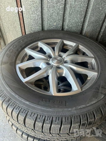 Гуми с джанти за Мercedes ML Dezent 5x112 7.5J ET40 Pirelli Scorpion Ice Snow 275 55 17, снимка 3 - Гуми и джанти - 54894857