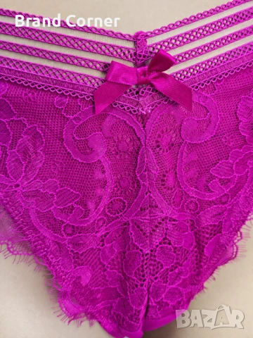 Hunkemöller дамско дантелено долнище / прашка, размер L, циклама, снимка 3 - Бельо - 54535948