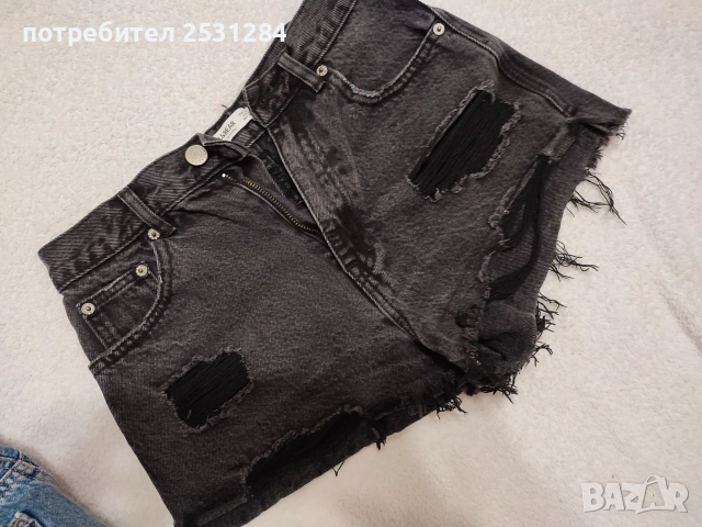  Къси дънкови панталони Zara Stradivarius Pull& bear 36 размер , снимка 3 - Къси панталони и бермуди - 55589935