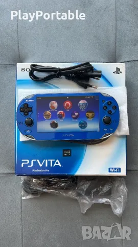 PS Vita PCH-1000 Sapphire Blue OLED Complete in Box