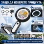 Професионална мощна голяма увеличителна лупа 10x и 30x увеличение LED осветление за четене бижута, снимка 6