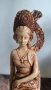 Статуетка от остров Бали на танцьорка в традиционни одежди. , снимка 4
