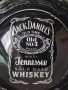 Колекционерски комплект Jack Daniel’s: 2 кожени манерки + запечатан комплект пепелник и запалка, снимка 6