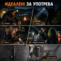 Силен акумулаторен челник LED ръчен фенер за глава къмпинг палакта USB, снимка 3