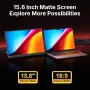Чисто нов преносим монитор 15.6 инча Full HD (1080p) – HDMI / USB-C, Вградени говорители и стойка  , снимка 2
