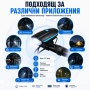 LED акумулаторен фар за колело звънец сирена лед фенер велосипед USB зареждае предни светлини, снимка 6
