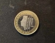 Монета 1 евро, монета в чест на Брекзит 2002, снимка 1