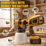 Безжичен пистолет за боядисване за Dewalt 18V батерия, 900 мл, 3 дюзи (без батерия), снимка 5