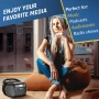 Klim CD плеър с касетофон, Bluetooth, FM/AM радио, USB, преносим музикален плейър, снимка 5
