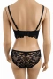 Hunkemöller комплект черно дантелено бельо – сутиен 75D и бикини S, снимка 5