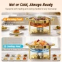 Комплект за бюфет WARMOUNTS 6L Gold Chafing Dish, 2 броя, кръгли съдове за затопляне с капак, снимка 2