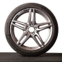 Комплект 4броя Michelin Pilot Alpin 245/40 R19 98V DOT3816| Джанти AMG 8Jx19H2 ET43 A2134012000| Гум, снимка 2