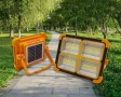 Соларен LED прожектор за външно осветление с USB зареждане, снимка 1