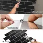3D стикери за плочки, 30,5 см x 30,5 см, 10 броя самозалепващи се стенни плочки, снимка 4