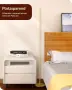 EDISHINE LED подова лампа 146 см с дистанционно – златна, снимка 3