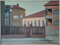 Картина "Пейзаж от Русе",1975 г.,худ.П.Петков (1924-1976), снимка 1