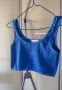 Син кроп топ от New Yorker, снимка 1