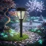 Комплект соларни градински лампи 10 броя – LED външни фенери IP44, снимка 1