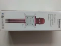Безжичен караоке микрофон Lenco BMC-80 Pink – Bluetooth, вградени говорители, снимка 1