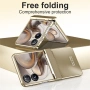 Xiaomi Mix Flip 2 калъф – PC, метално покритие, защита на пантата, протектор, 4 цвята, снимка 7