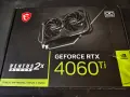 MSI GeForce RTX 4060 Ti VENTUS 2X BLACK 8GB GDDR6 Тествана и обслужена с падове/паста, снимка 1
