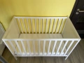 Бебешко легло ИКЕА (кошара IKEA) креватче с матрак 60x120 см, 2 нива, снимка 2