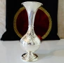 Посребрена ваза,гарафа,птица,печат Pantazelos. , снимка 1