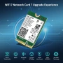 WiFi 7 Wireless Card Intel BE200 NGW Bluetooth 5.4 5800Mbps M.2/NGFF, снимка 2