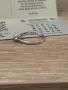 Пръстен 9К бяло злато 375 с 7 естествени брилянта 0.10 ct, 1.93 г,, снимка 3