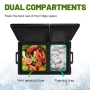 Alpicool CD50 хладилна кутия 38L с фризер Bluetooth 12V 24V 220V компресорен авто хладилник, снимка 6