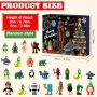 Нов Адвент календар Brainrot Toys 24 броя колекционерски фигурки играчки деца подарък коледа, снимка 5