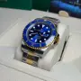 Rolex Submariner Bluesy Мъжки Часовник С Кутия Документи И Подаръчна Чанта Код Chronolux55, снимка 2