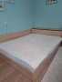Спалня с ракла и матрак 144/190 Дъб - Санома, снимка 9