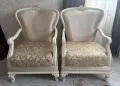 Бароков комплект: Диван, 2 кресла и възглавници, снимка 2
