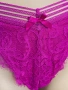 Hunkemöller дамско дантелено долнище / прашка, размер L, циклама, снимка 3