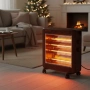 Кварцова печка 2200W с 4 тръби – бързо отопление и нисък разход, снимка 4