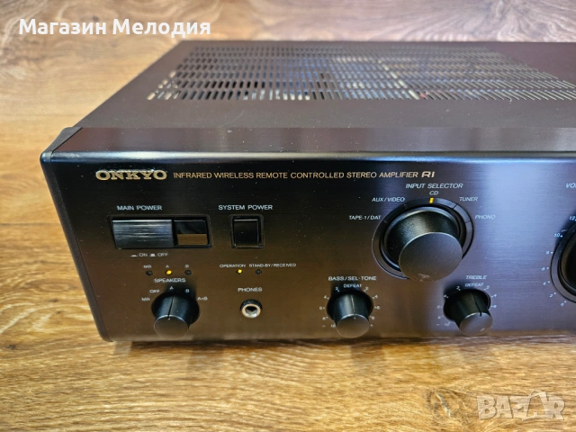 Усилвател Onkyo A-8830 –Две по 100 вата Японска аудио класика от златната ера на мощните стерео комп, снимка 8 - Ресийвъри, усилватели, смесителни пултове - 54955065