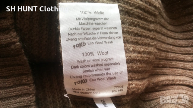 ULVANG 100% WOOL Sweater 1/2 Zip размер M за лов риболов блуза 100% Вълна - 2682, снимка 13 - Екипировка - 54755685