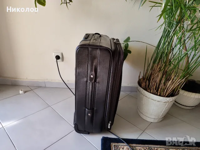 Куфар 2бр колелца "LE-SANDS" Ест. кожа  53/36/25см  "15€"!+Доставка!, снимка 4 - Куфари - 55243827