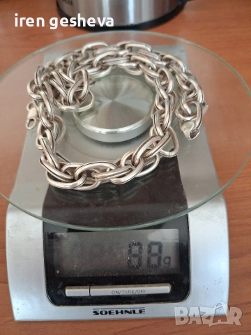сребърен ланец