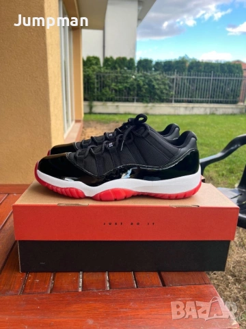 Мьжки кецове Jordan 11 low Bred, снимка 6 - Кецове - 54894763
