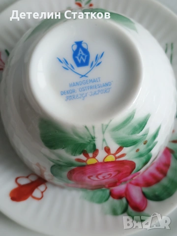 Троен сет , ръчно рисуван, снимка 2 - Чаши - 55097377