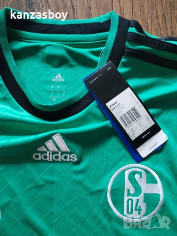 adidas fc schalke 04 2013-14 - колекционерска футболна тениска НОВА Л, снимка 3 - Тениски - 55252014