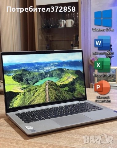 Ултрабук Lenovo IdeaPad 5 (14") - вкл. Office пакет поколение / 8GB RAM / 256GB NVMe SSD / Силна Бат, снимка 2 - Лаптопи за работа - 54800399